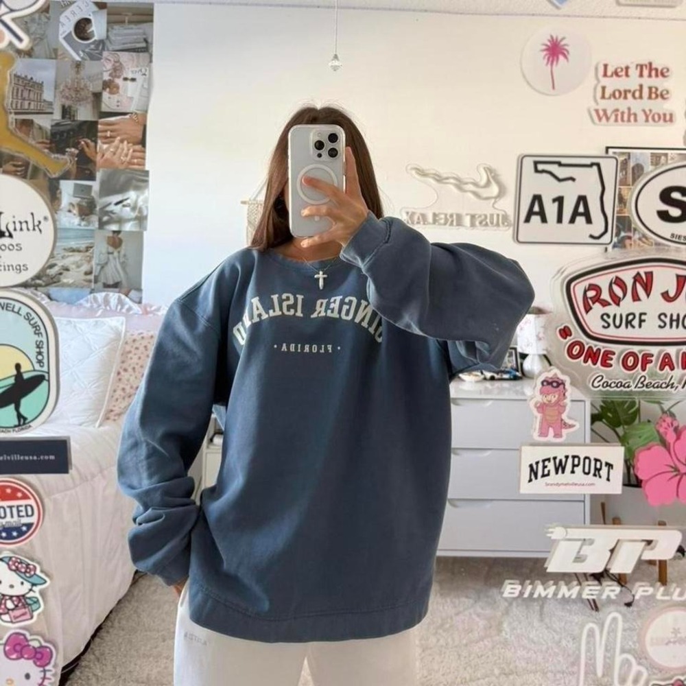 Blue Singer Island Florida Crewneck Sweatshirt